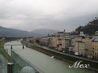 ザルツァハ川（Salzach）と旧市街